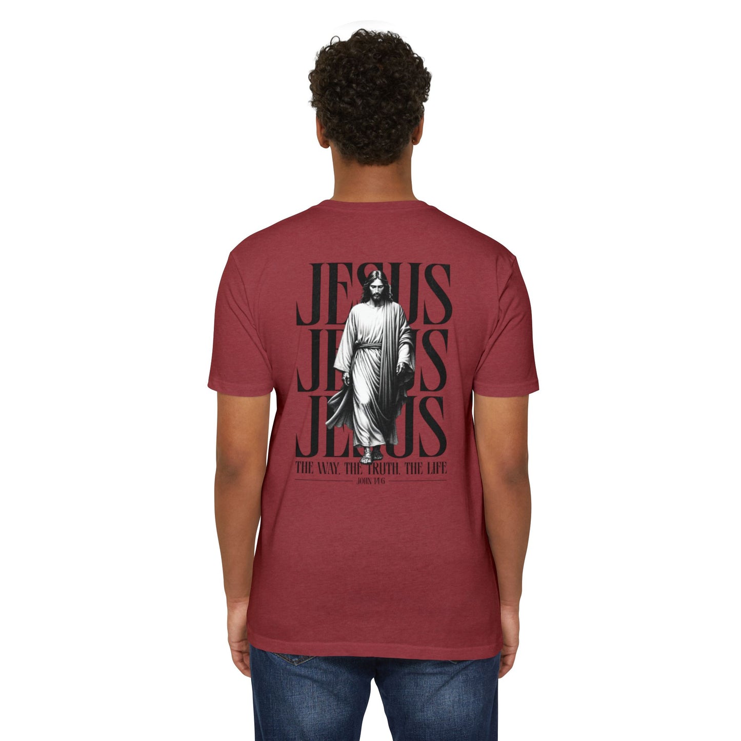 Jesus Graphic T‑Shirt — The Way The Truth The Life Faith Tee