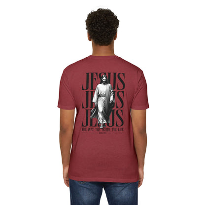 Jesus Graphic T‑Shirt — The Way The Truth The Life Faith Tee