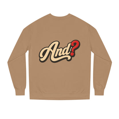 And? Retro Script Crewneck Sweatshirt