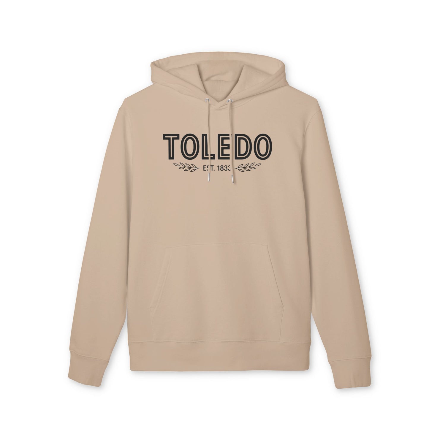 Toledo Est. 1833 Hoodie — Retro City Skyline Pullover