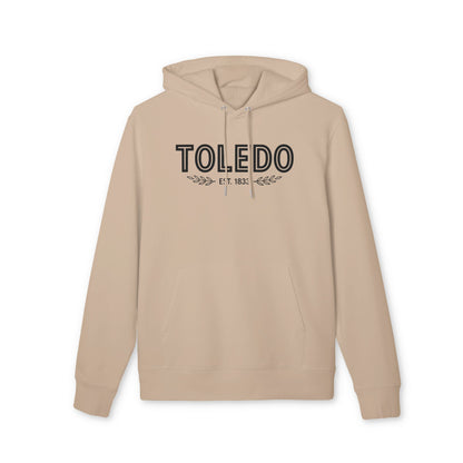 Toledo Est. 1833 Hoodie — Retro City Skyline Pullover
