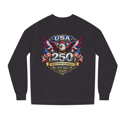 USA 250th Anniversary Eagle Sweatshirt — 1776-2026 Patriotic Crewneck