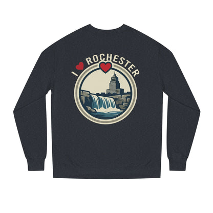 Rochester Waterfall Crewneck Sweatshirt – I  Rochester City Skyline Pullover