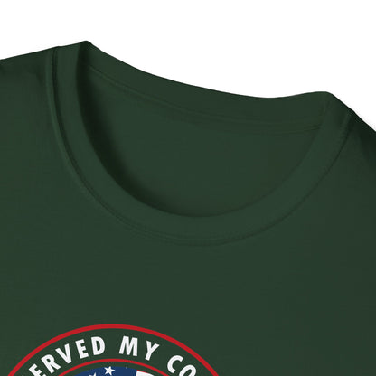 I Served My Country US Coast Guard Veteran T-Shirt