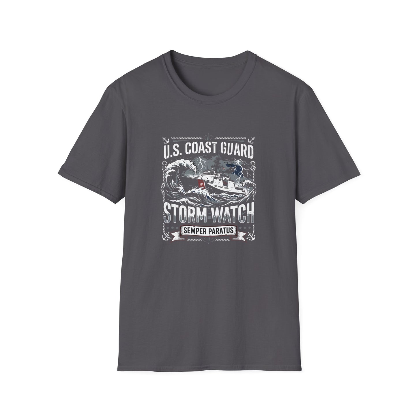 U.S. Coast Guard  Storm Watch Semper Paratus T-Shirt