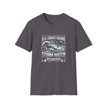 U.S. Coast Guard  Storm Watch Semper Paratus T-Shirt