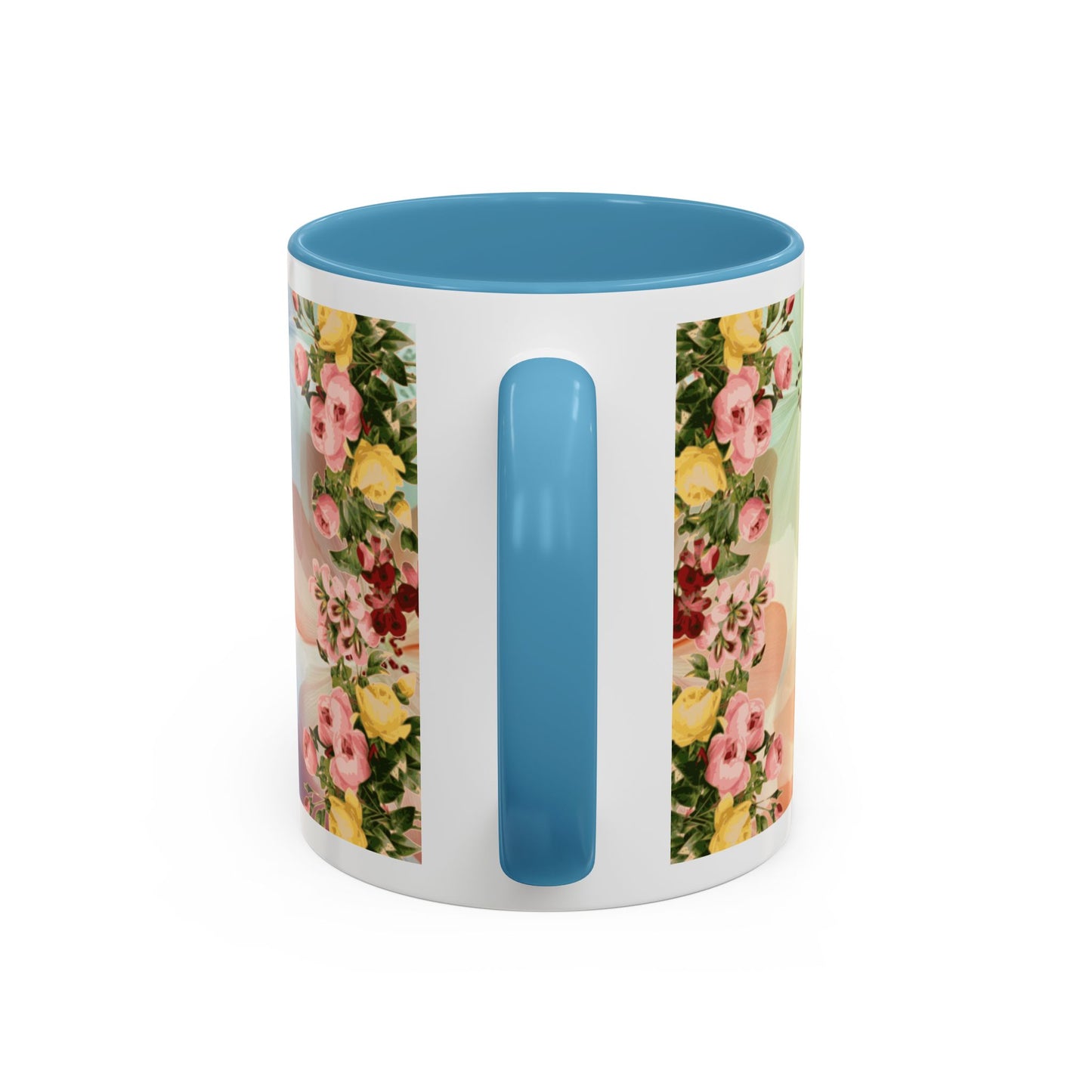Mother’s Love Accent Coffee Mug – Floral Inspirational Gift (11/15 oz)