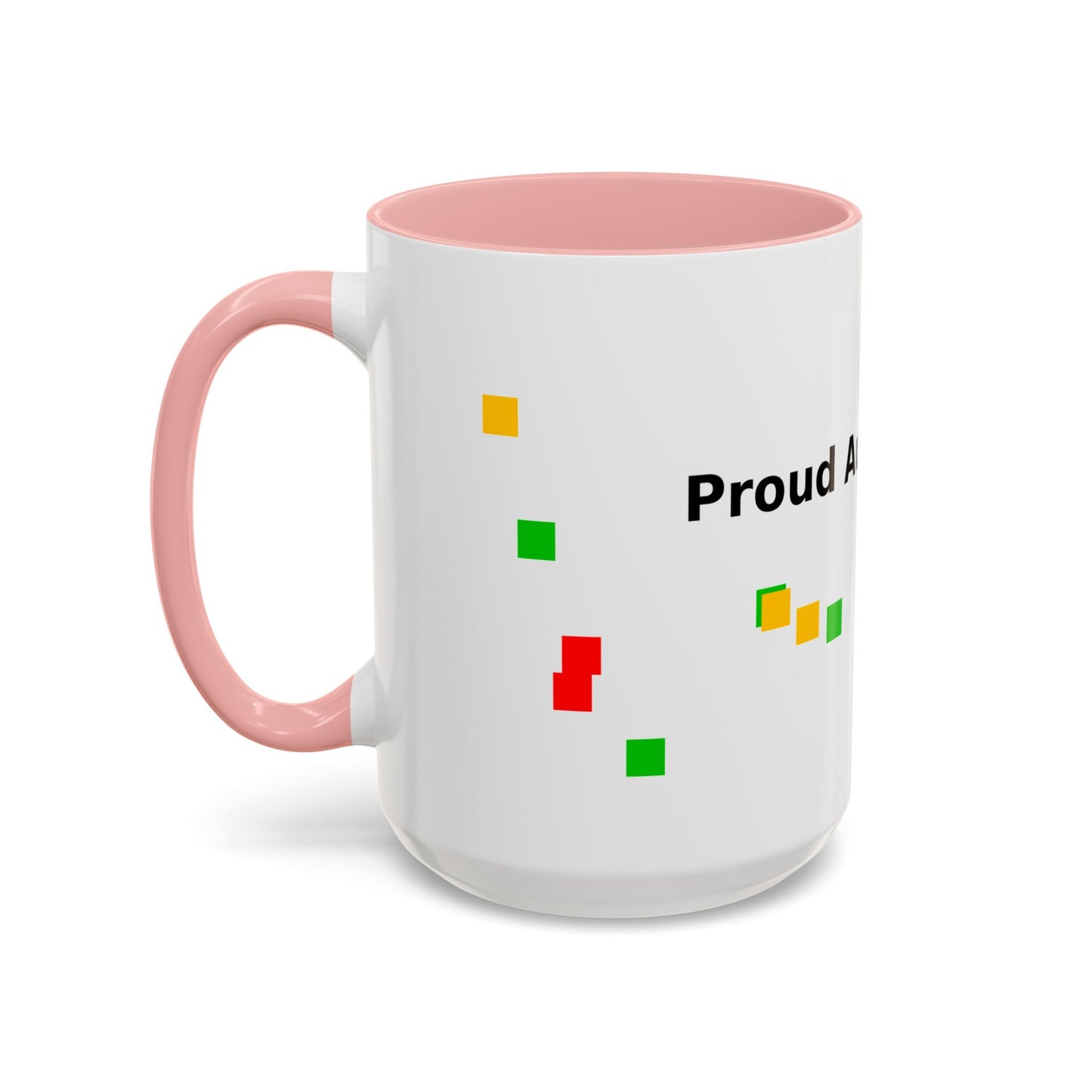 Autism Proud Mom Accent Coffee Mug – 11/15oz Color Accent