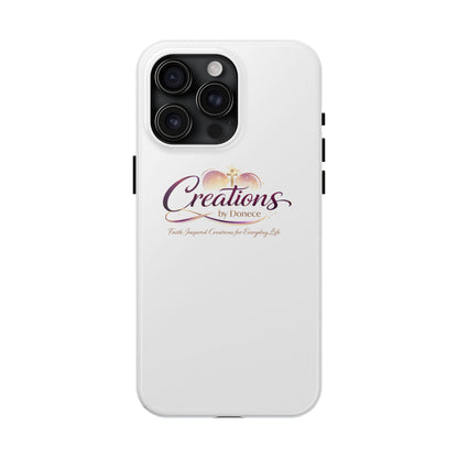 Tough Phone Case - "Creations by Donece" Logo Protective Cover