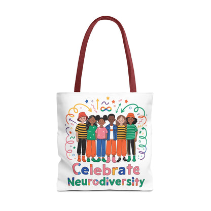 Celebrate Neurodiversity Tote Bag — Inclusive Pride Reusable Shopper