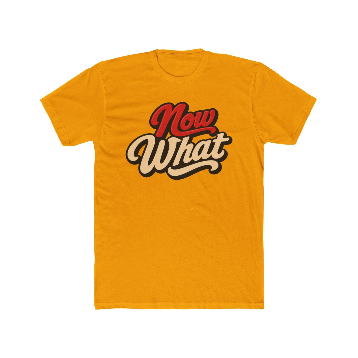 Now What Tee — Retro Script Graphic T-Shirt