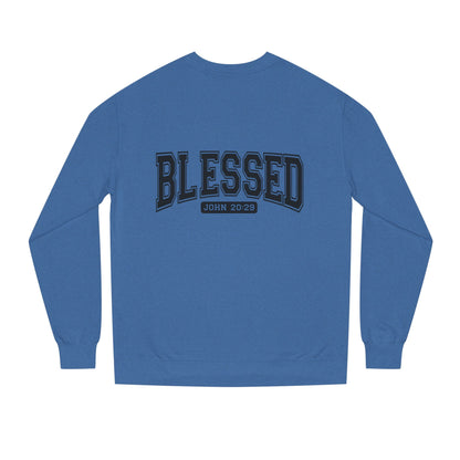 Blessed Crewneck Sweatshirt - John 20:29 Christian Pullover
