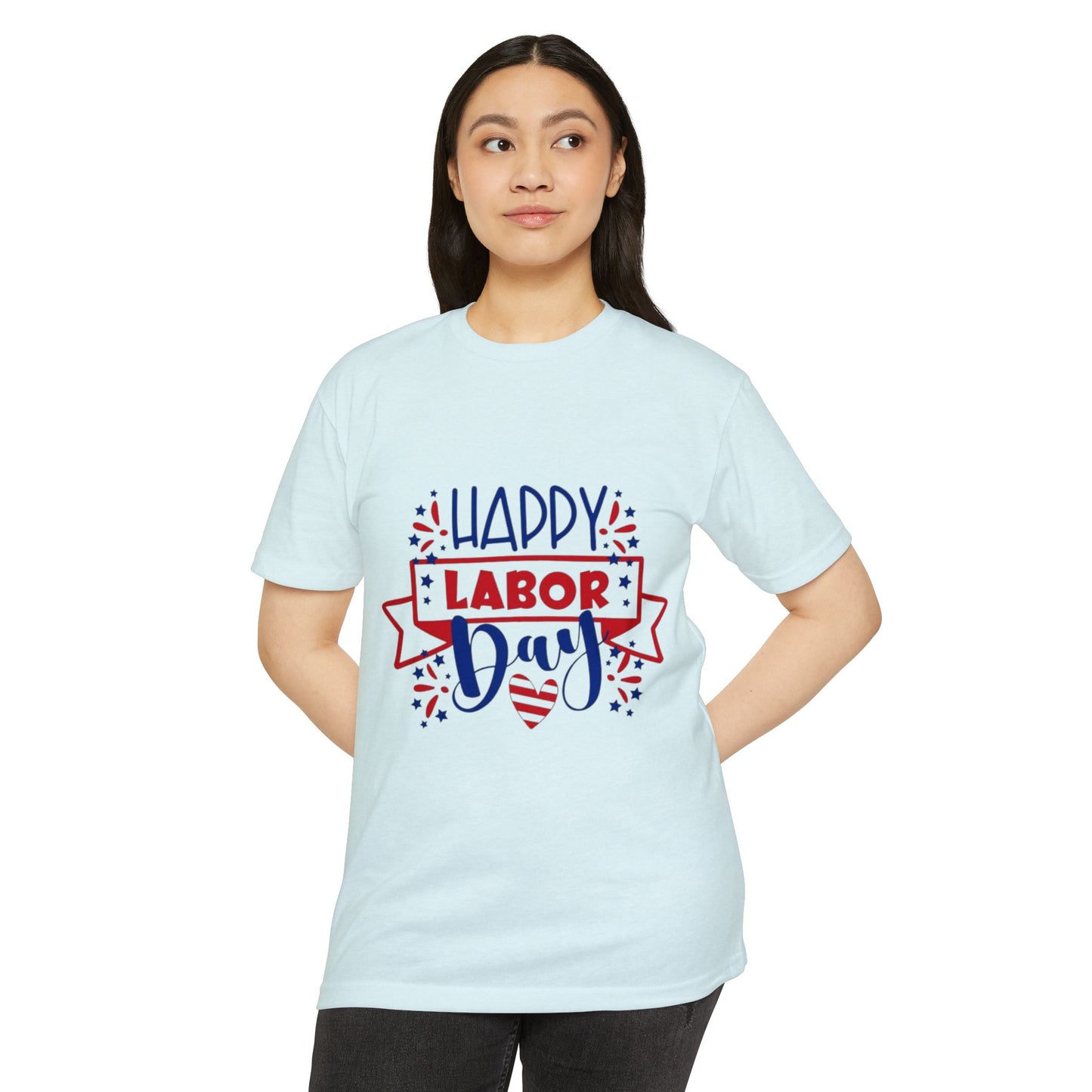 Labor Day T-Shirt - "Happy Labor Day" Patriotic Graphic Tee