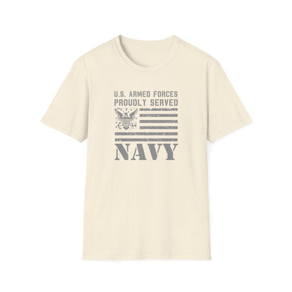 U.S. Armed Forces Proudly Served Navy T-Shirt