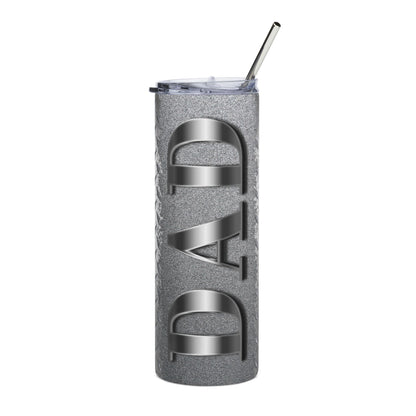 20oz Stainless Steel Tumbler — Industrial Diamond Plate "DAD" Design