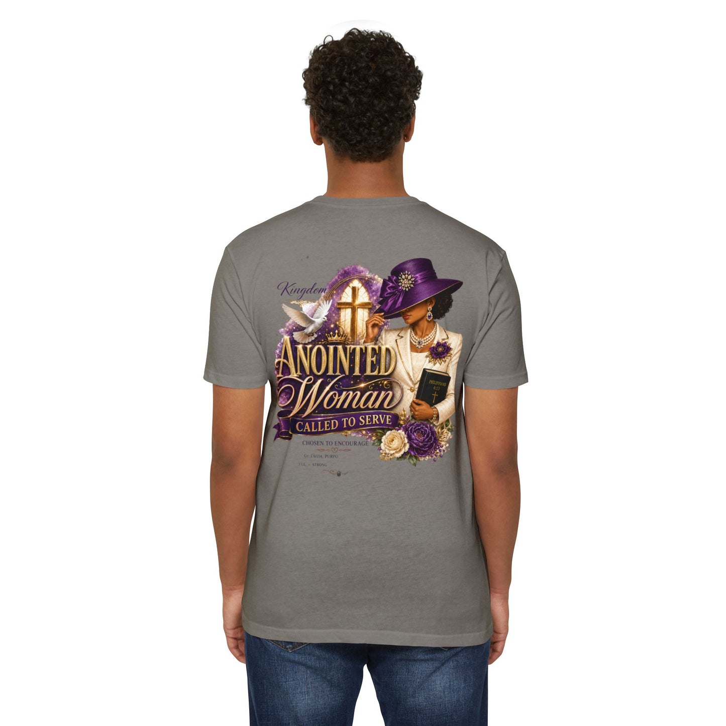 Anointed Woman T-Shirt — "Called to Serve" Christian Faith Tee