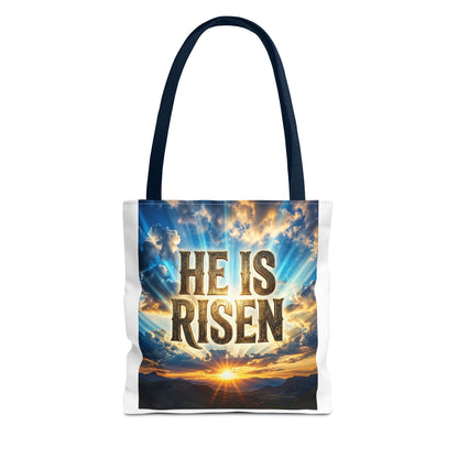 He Is Risen Sunrise Tote Bag