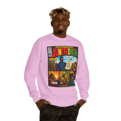 Juneteenth Comic Sweatshirt — Juneteenth Celebration Graphic Crewneck