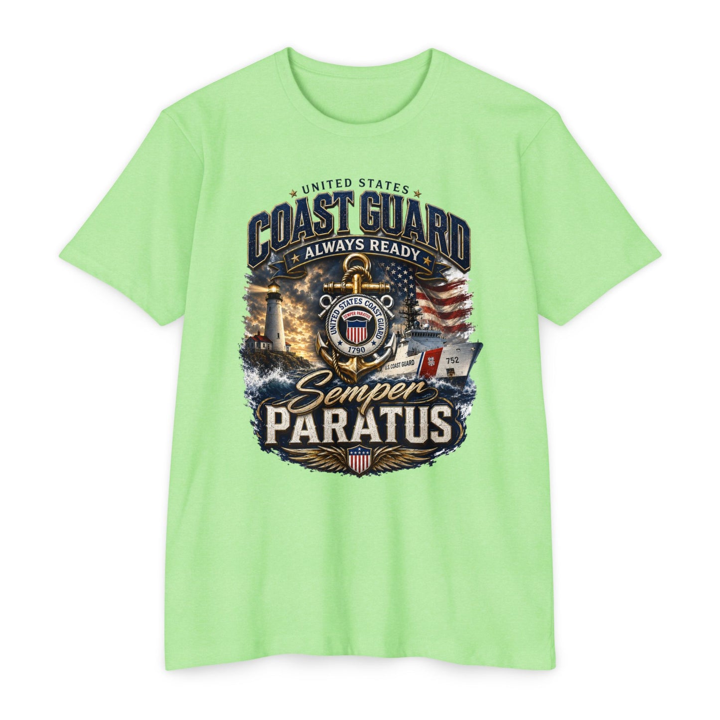 Coast Guard Semper Paratus T-Shirt – U.S. Coast Guard Veteran Tee