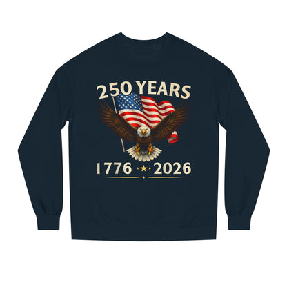 250 Years 1776–2026 Eagle Flag Crewneck Sweatshirt