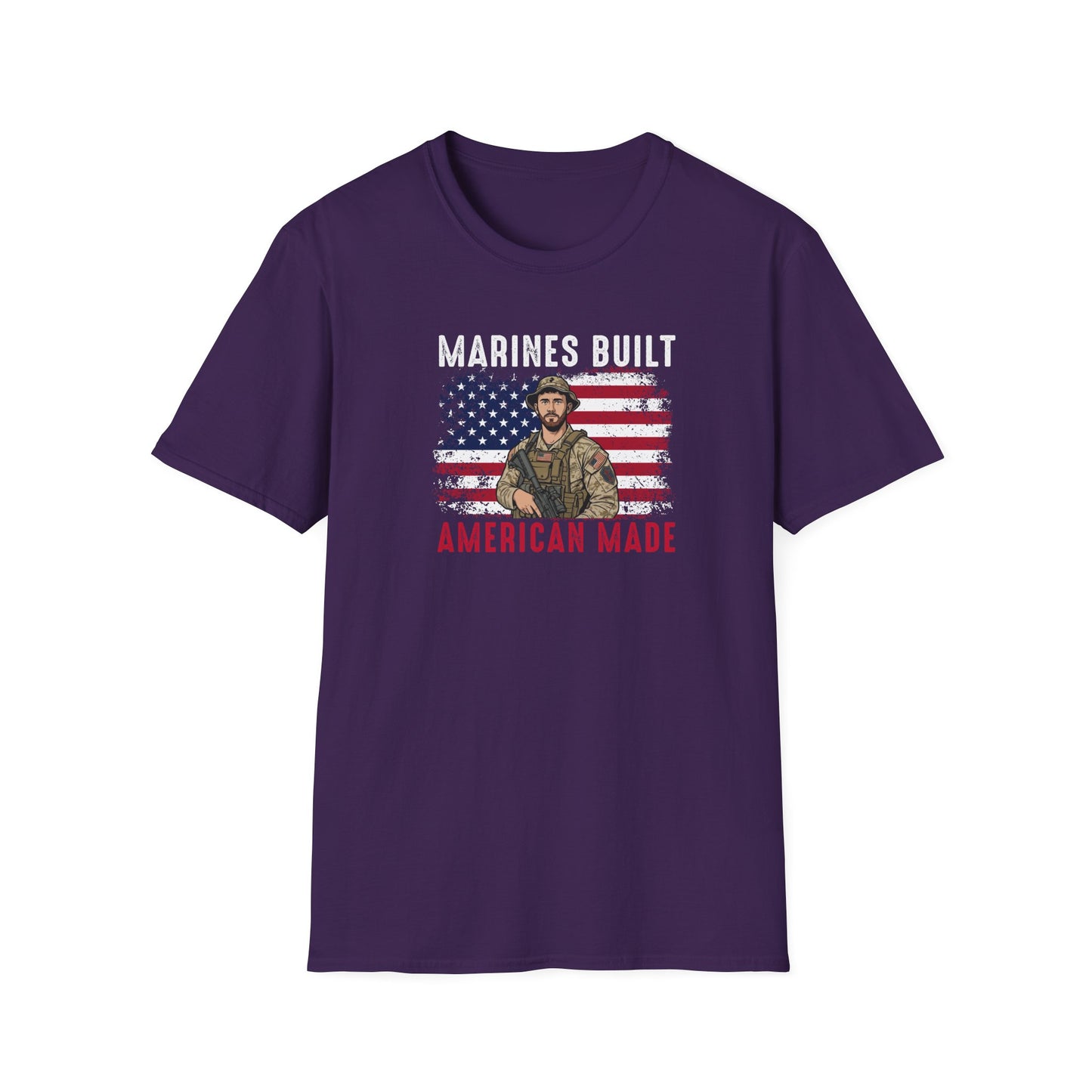 Marines Built American Made T‑Shirt