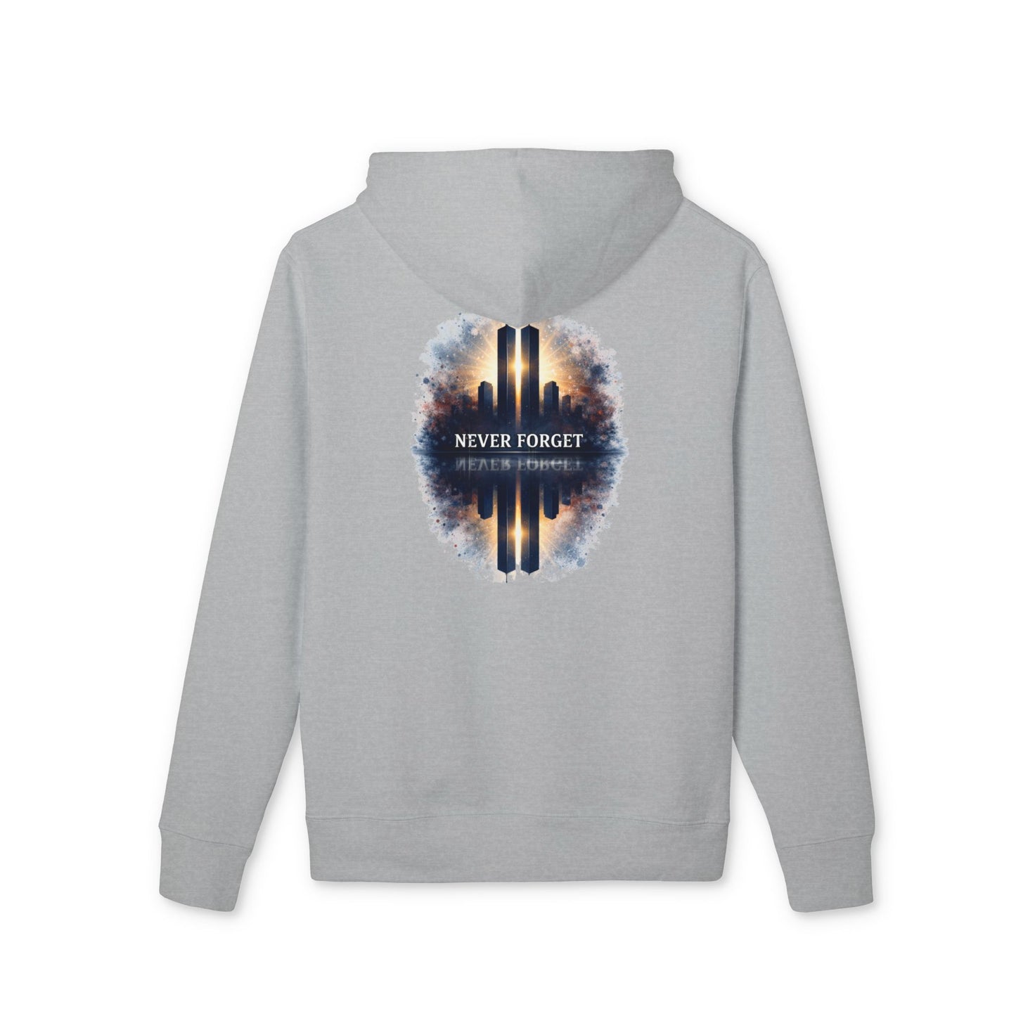 9/11 Memorial Hoodie – "Never Forget" Twin Towers Tribute Pullover