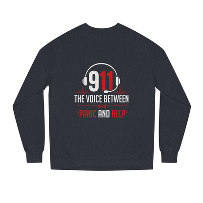 911 Dispatcher Crewneck Sweatshirt — “The Voice Between Panic and Help”