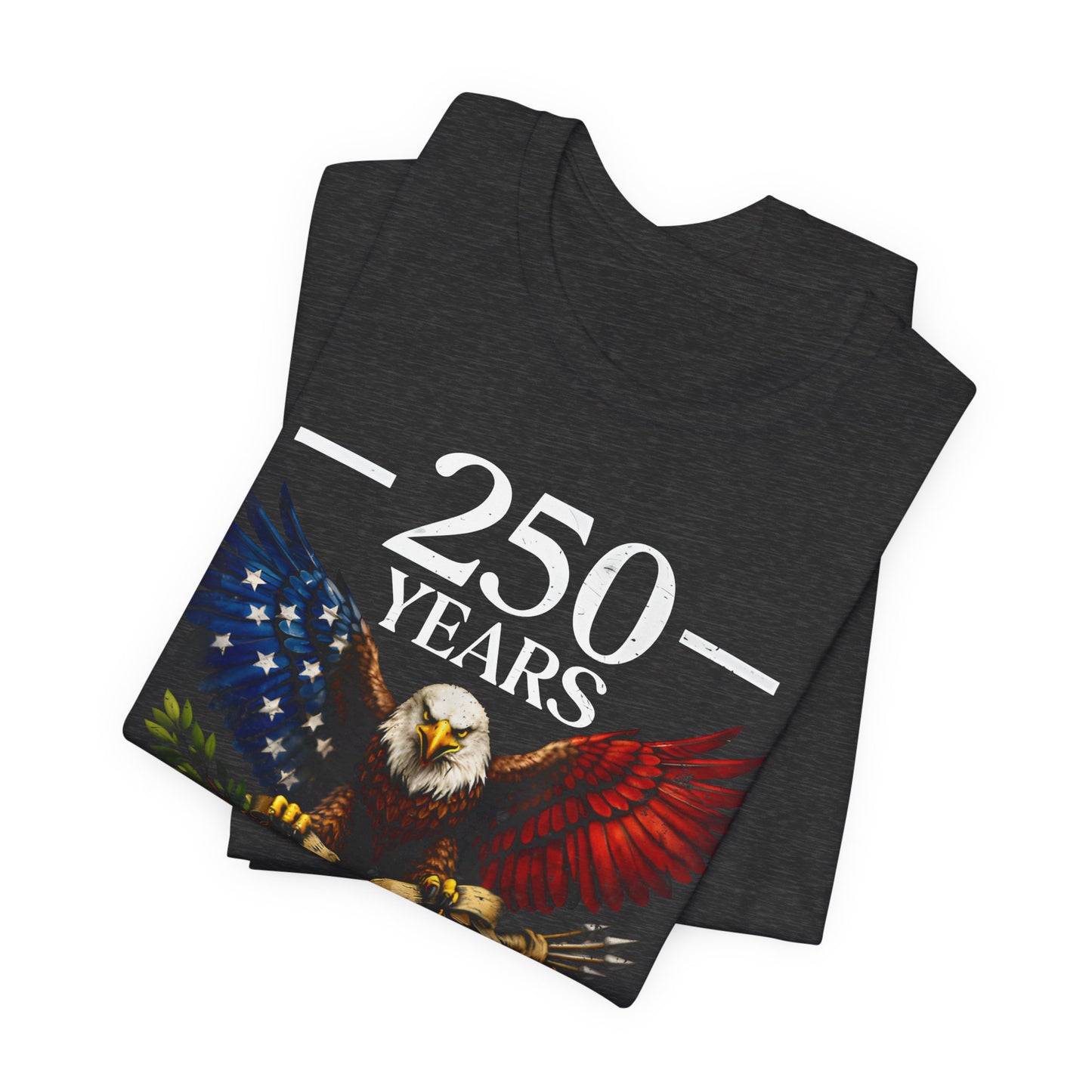 250 Years USA Eagle T-Shirt — 1776–2026 Patriotic Anniversary Tee