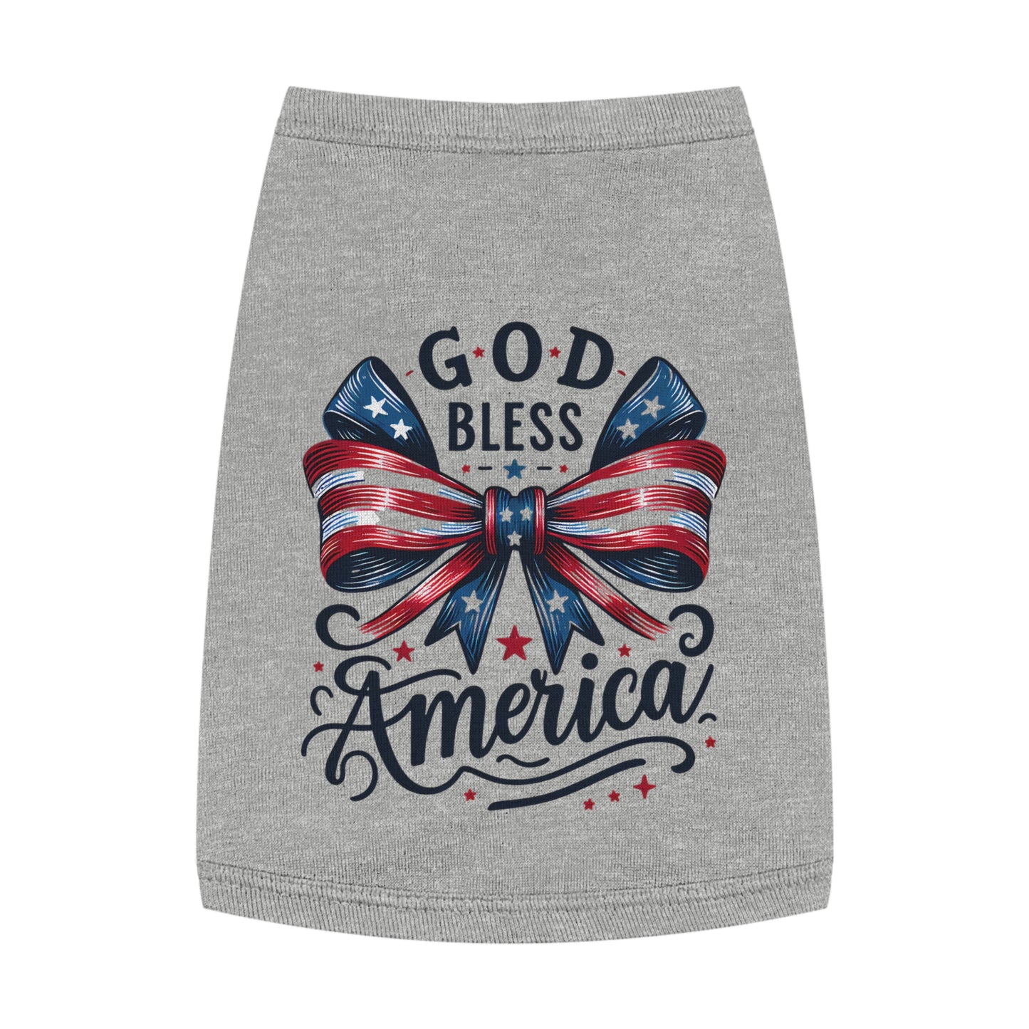 God Bless America Patriotic Pet Tank Top