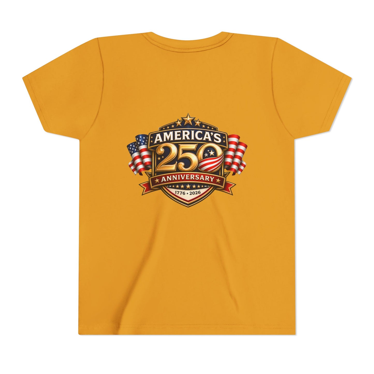 America's 250th Anniversary Youth Tee - Patriotic 1776–2026 Celebration Shirt