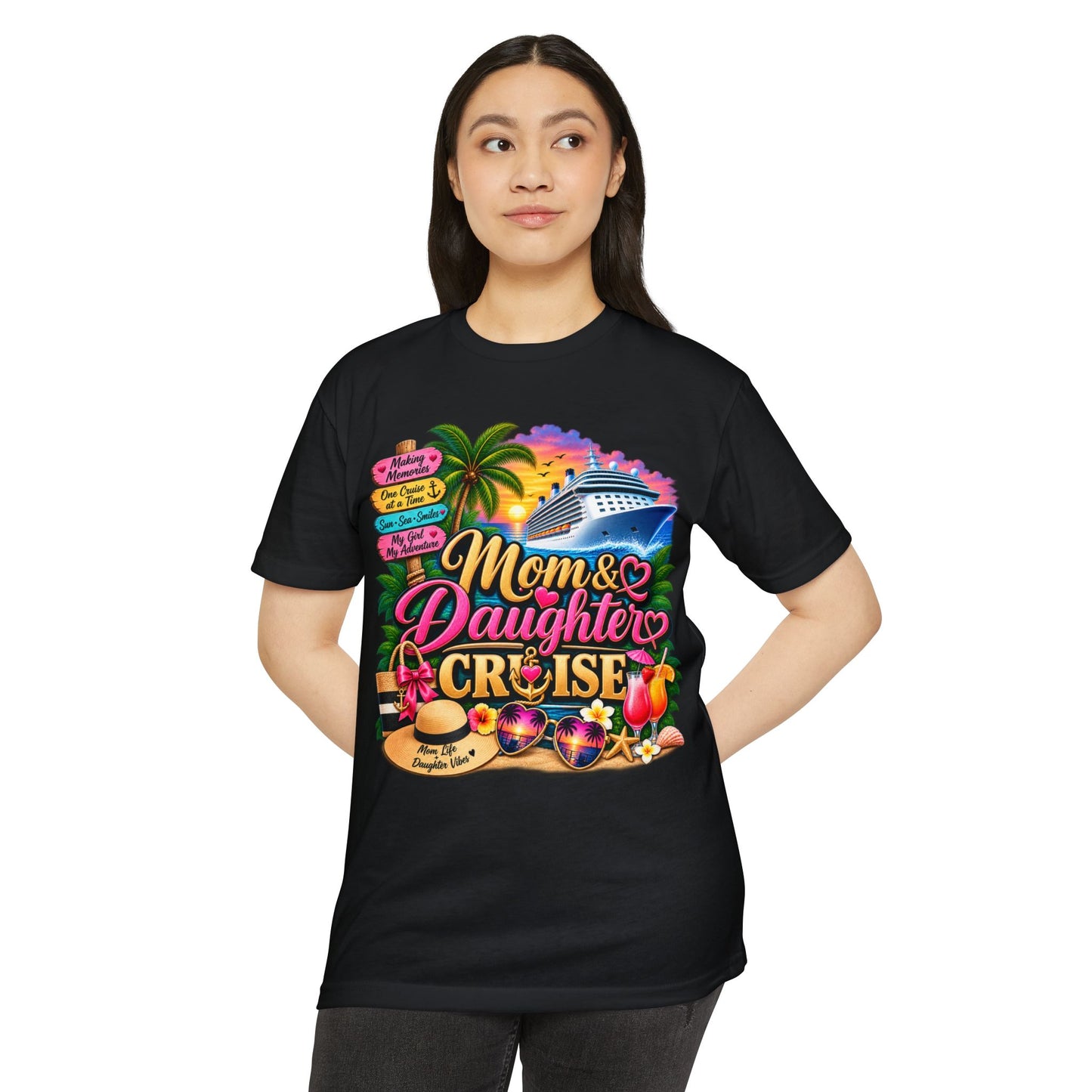 Mom & Daughter Cruise T-Shirt — Matching Vacation Shirt for Beach, Summer & Family Trips