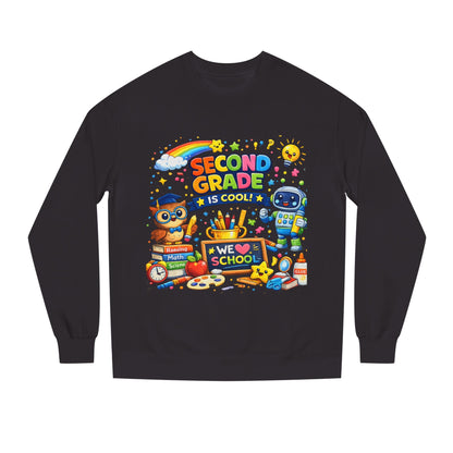 Second Grade Is Cool Sweatshirt – Cute School Kids Crewneck