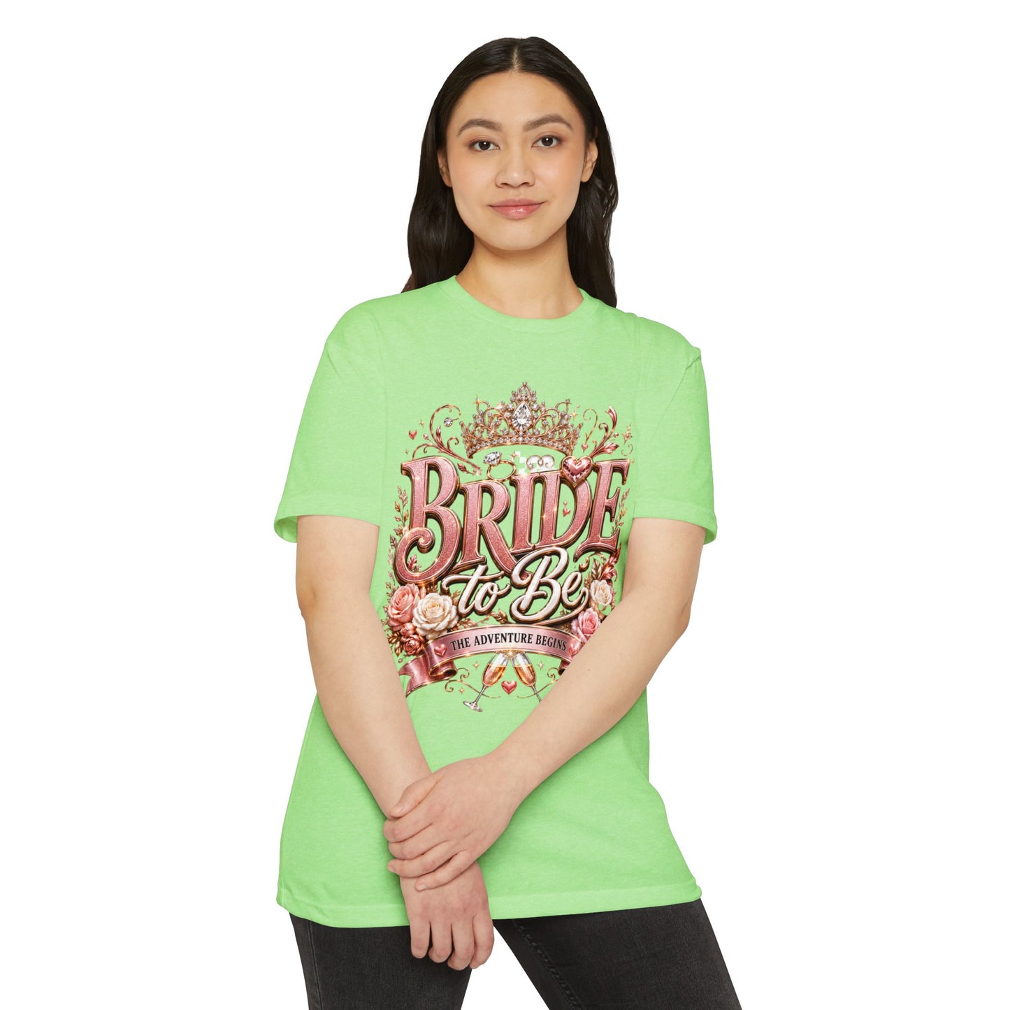 Bride to Be T-Shirt — Floral Crown Bachelorette Tee