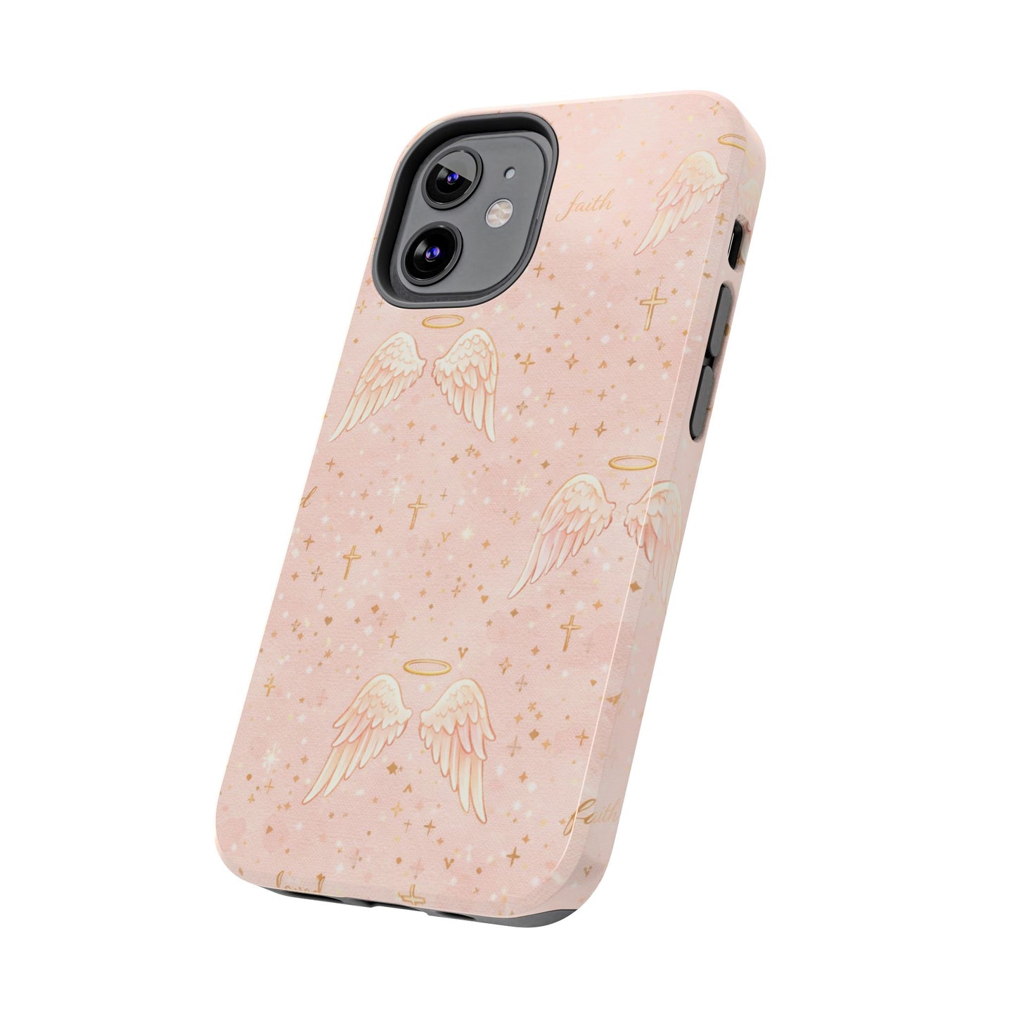 Faith & Grace Angels Phone Case | Christian floral iPhone Case