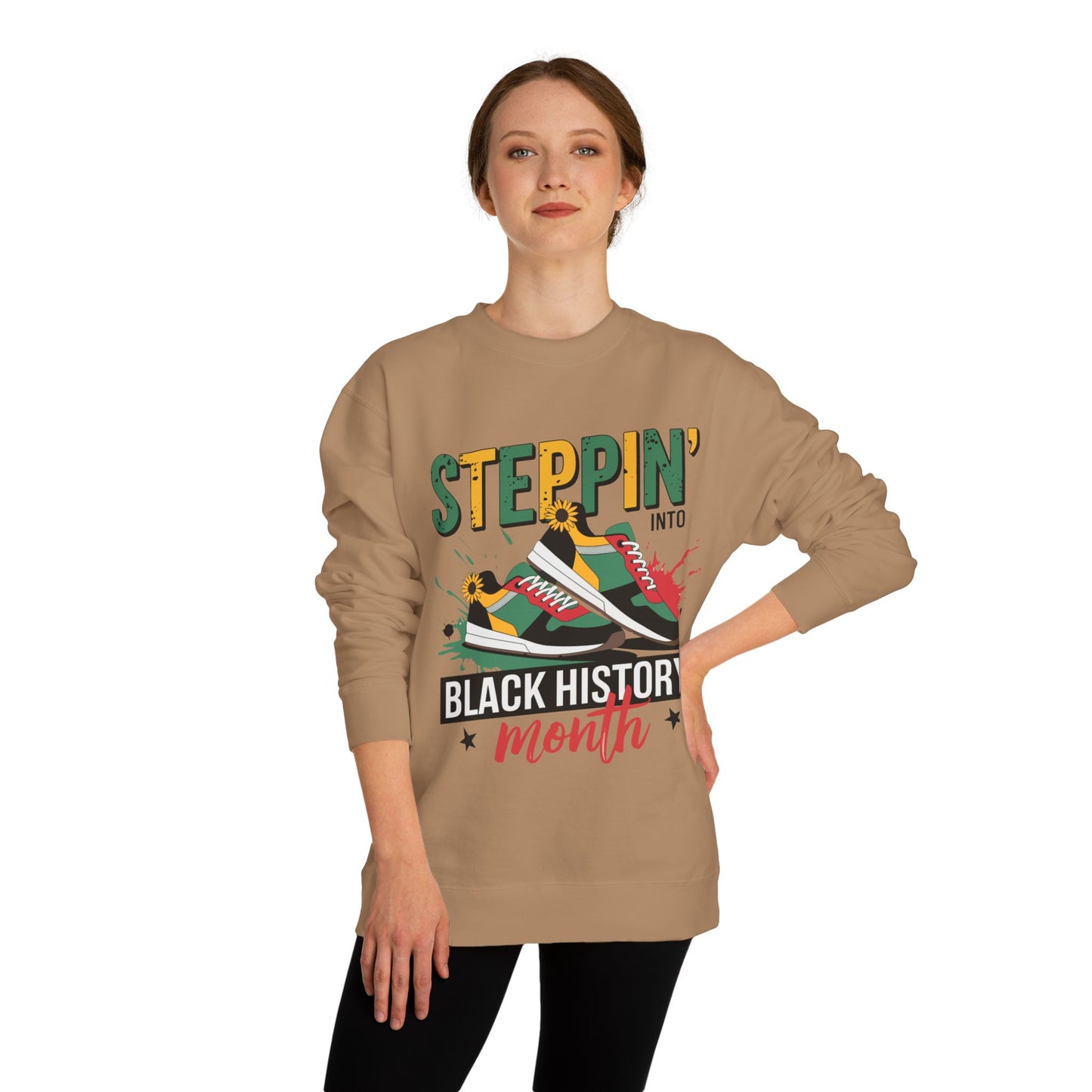 Steppin' Into Black History Month Sweatshirt