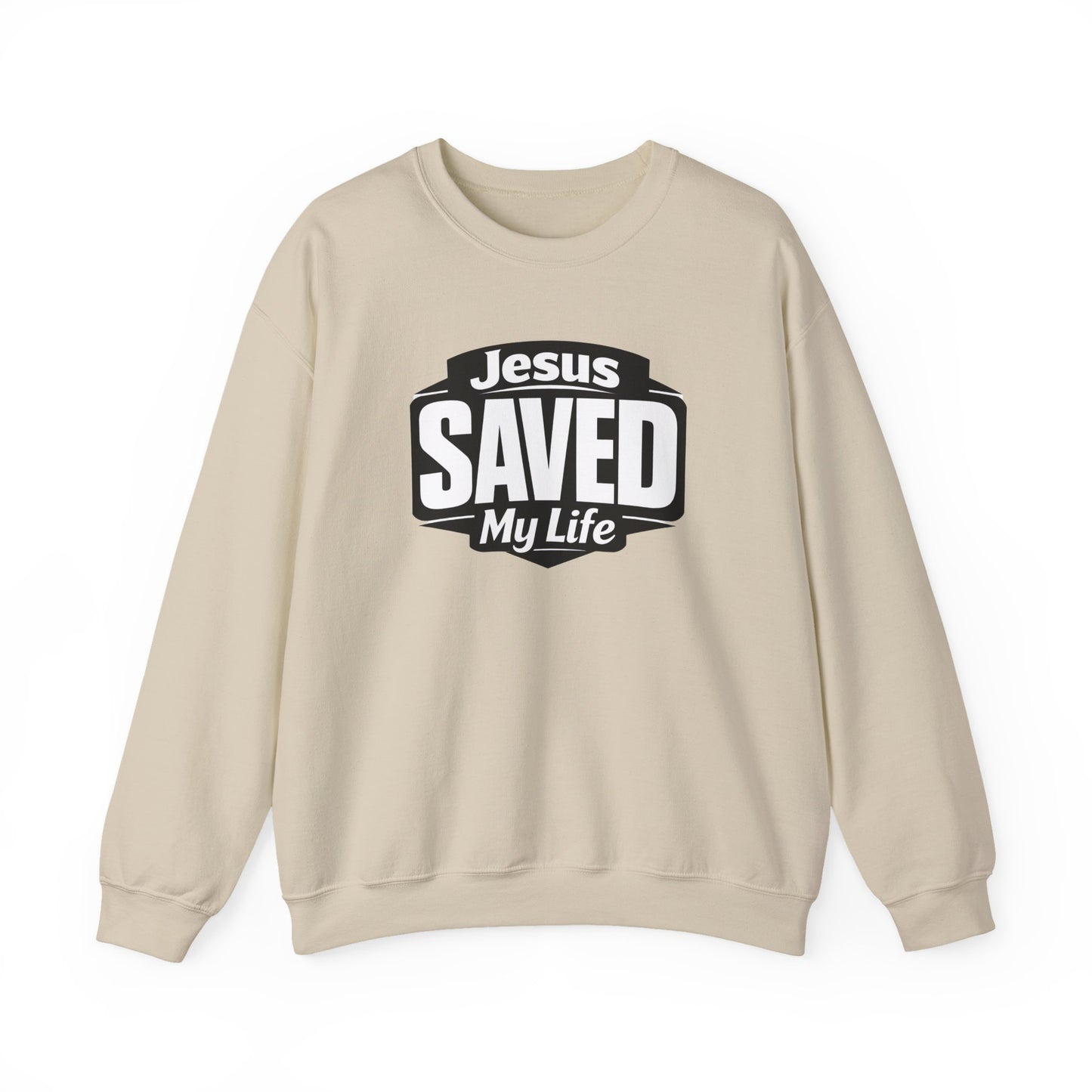 Jesus Saved My Life Crewneck Sweatshirt