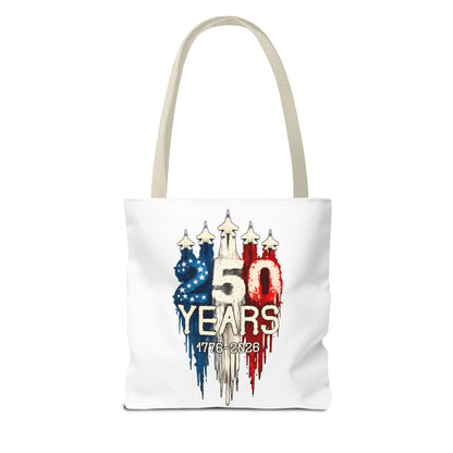 50 Years USA Anniversary Tote Bag — 1776–2026 Patriotic Celebration Tote