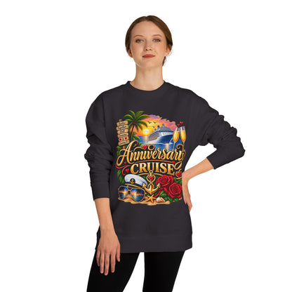 Anniversary Cruise Sweatshirt — Romantic Cruise Vacation Crewneck