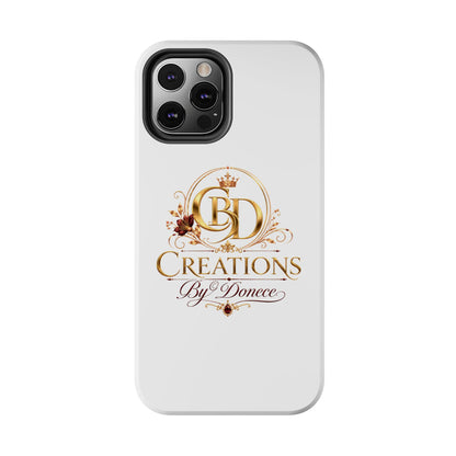 BD Creations By Donece Elegant Logo Tough Phone Case — Protective iPhone Cover