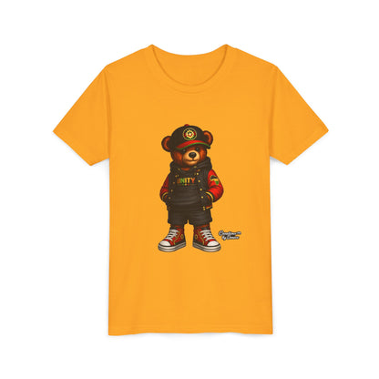 Youth Tee — 'Unity' Streetwear Teddy Bear Graphic Shirt