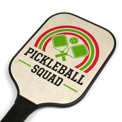 Pickleball Paddle Set — "Pickleball Squad" Design with Balls