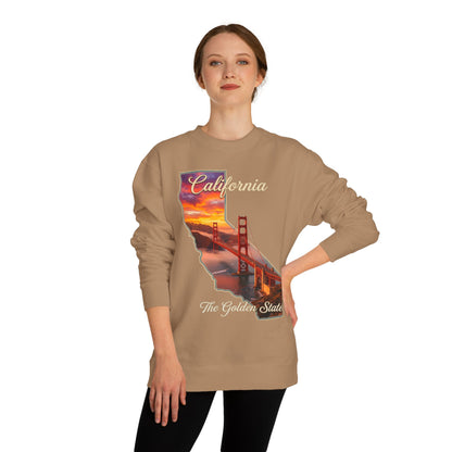California Golden State Sweatshirt — Golden Gate Sunset Crew