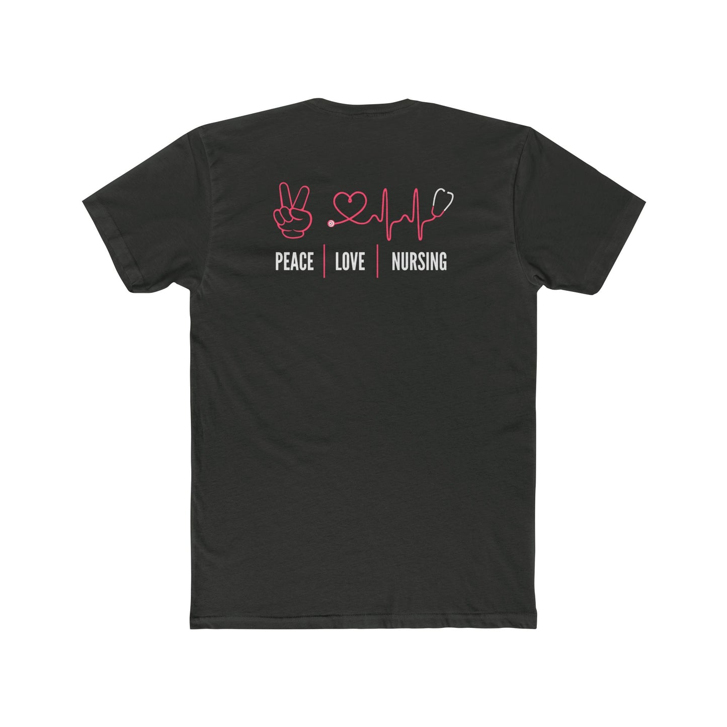 Nursing Tee — Peace Love Nursing Graphic Shirt