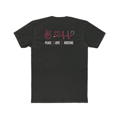 Nursing Tee — Peace Love Nursing Graphic Shirt