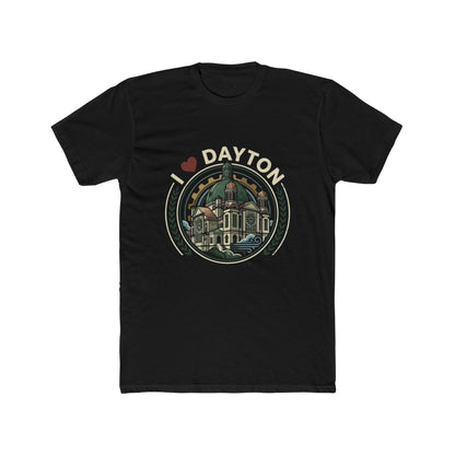 Dayton Vintage Landmark T‑Shirt — I  Dayton Cityscape Tee