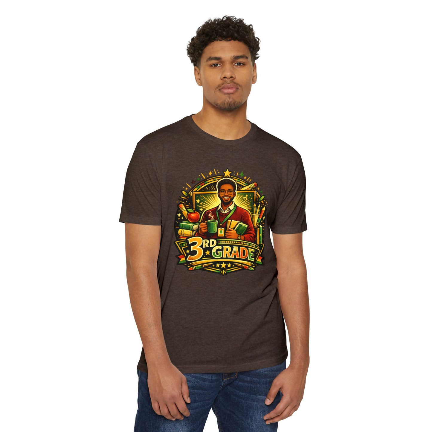 3rd Grade Teacher T-Shirt — Proud Elementary School Teacher Tee
