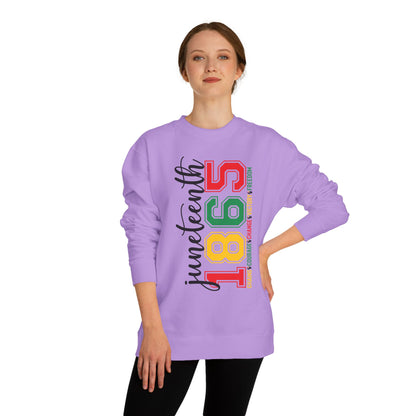 Juneteenth 1865 Crewneck Sweatshirt – Black History Celebration Pullover