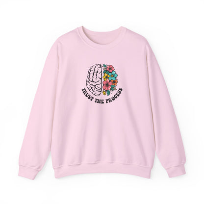 Trust the Process Brain & Flowers Sweatshirt