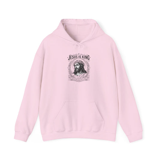 Jesus Is King Hoodie — Vintage Religious Graphic Christian Sweatshirt