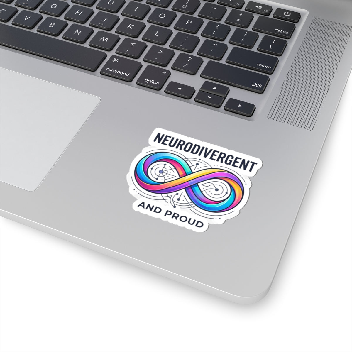 Neurodivergent & Proud Kiss-Cut Stickers | Neurodiversity, Autistic Pride